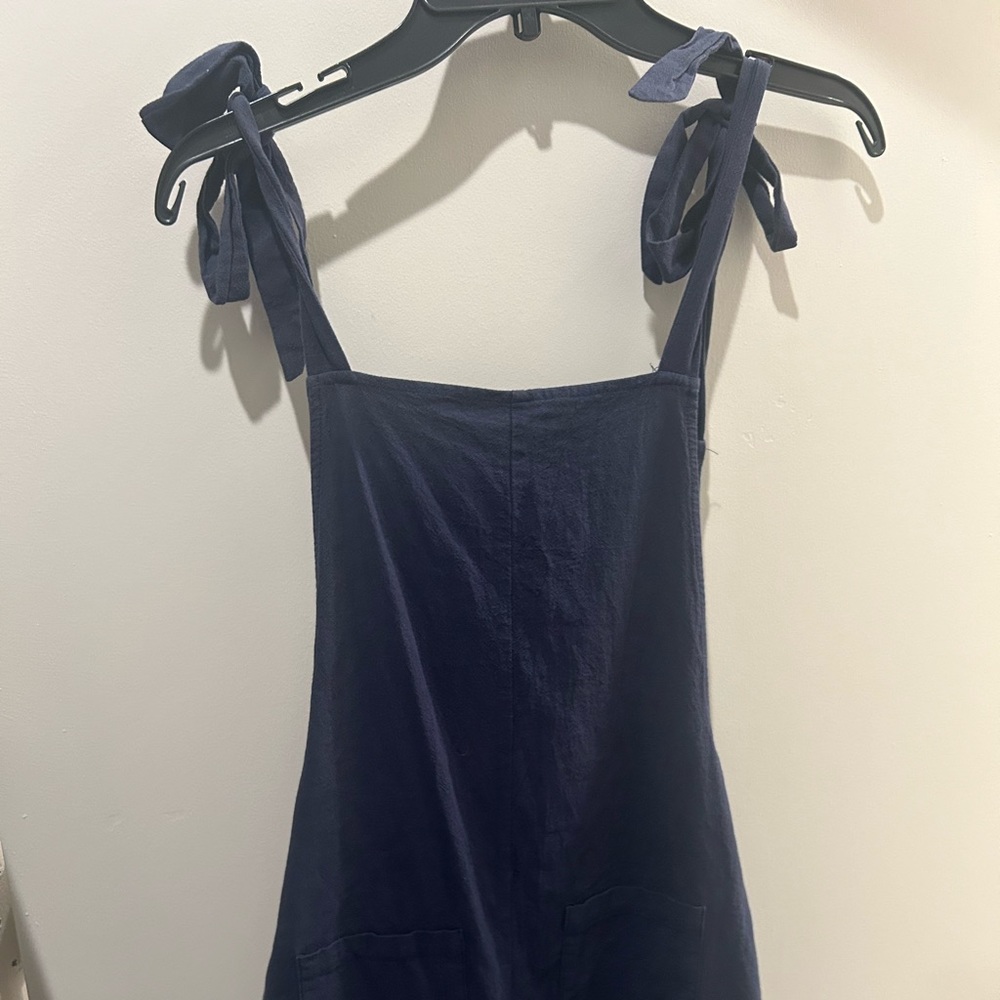 Blue overalls
